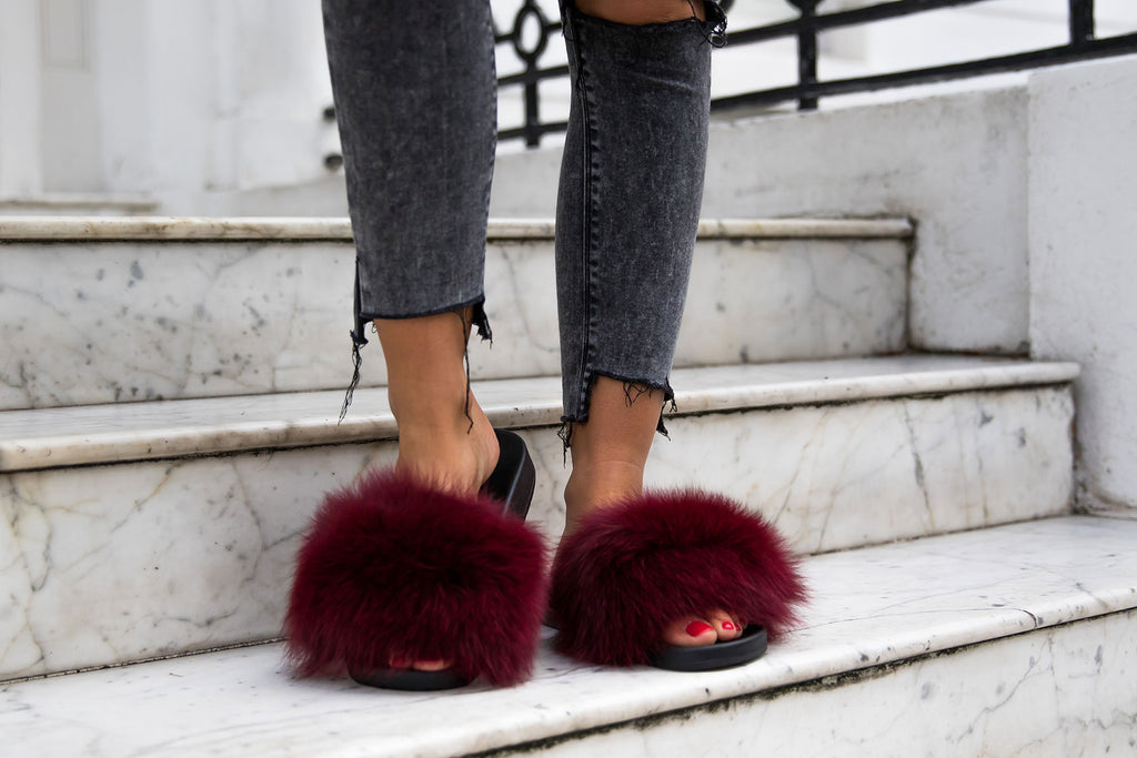 Burgundy Fox Sliders TREND STUDIO LONDON